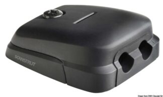 Osculati 14.176.02 Horizontal Deck Seal Nero In Plastica Doppio Cavo passacavi e premistoppa