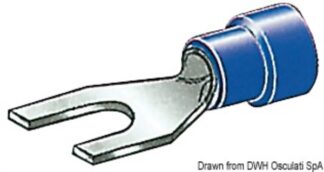 Osculati 14.186.72 Forcella Isolata Apertura 6,3 Mm connettori e faston