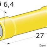 Osculati 14.186.83 Spinotto Giunzione Femmina 2,5-6 Mm² connettori e faston