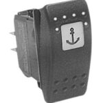 Osculati 14.192.55 Interruttore (On)-Off-(On) 2 Led 12 V interruttori e magnetotermici
