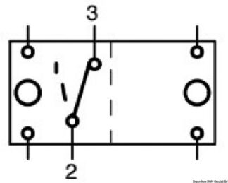 Osculati 14.194.40 Interruttore Contura On-Off interruttori e magnetotermici