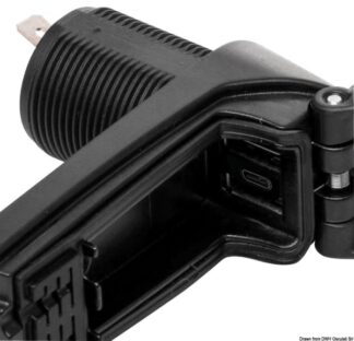 Osculati 14.195.68 Presa Doppia Usb Rokk Charge Pro spine prese accendisigaro ed accessori