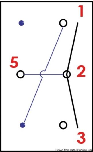 Osculati 14.296.07 Interruttore Marina R On-Off-On interruttori e magnetotermici