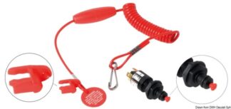 Osculati 14.204.92 Stacco Automatico Completo Di Chiavetta E Galleggiante stacchi automatici di sicurezza