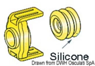 Osculati 14.232.02 Tassello Per Cavi 8/10 Mm² connettori stagni per cavi fino a 10 mmsup2sup