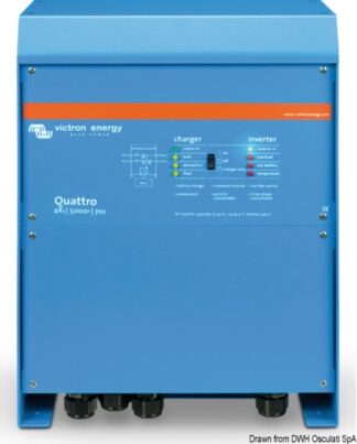 Osculati 14.268.13 Inverter/Caricabatterie Quattro 24/5000/120-100/100 230V Ve.Bus caricabatterie ed apparati victron