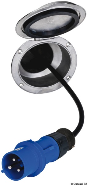 Osculati 14.322.01 Cavo Elettrico Da Banchina Avvolgibile 16A cavo elettrico avvolgibile a scomparsa