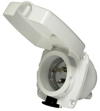 Osculati 14.331.10 Presa 30 A New Edge Bianco prese spine e cavi banchina osculati