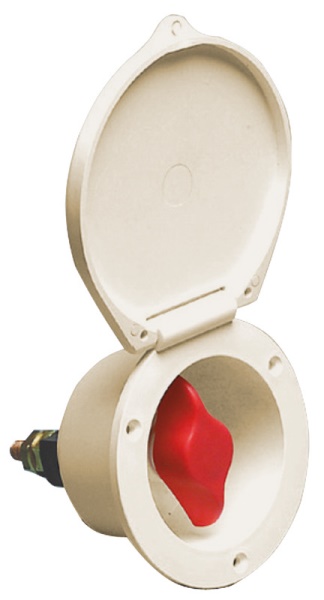 Osculati 14.385.40 Staccabatteria Heavy Duty Ral 9010 staccabatterie