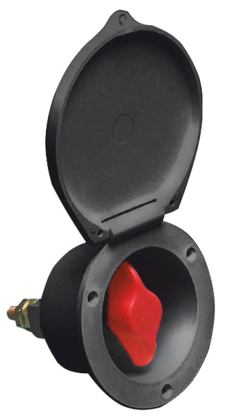 Osculati 14.385.55 Staccabatteria Heavy Duty Nero staccabatterie