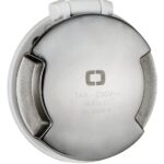 Osculati 14.432.11 Presa Elettrica Cruiser 32 A Bianca E Cover Inox presa e spina corrente cruiser 32a