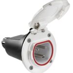 Osculati 14.432.31 Presa Elettrica Cruiser 32 A Base E Coperchio Inox presa e spina corrente cruiser 32a