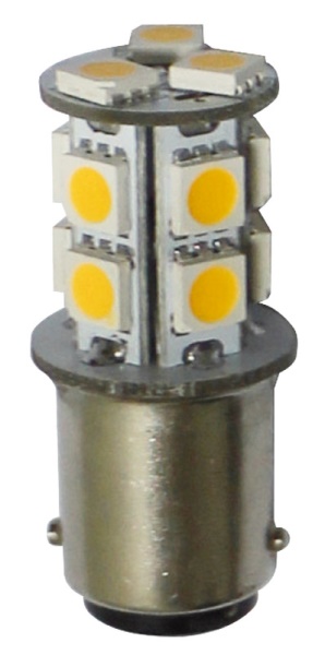 Osculati 14.443.11 Lampadina Led 12/24 V Ba15d 2 W 140 Lm lampadine a led