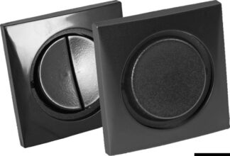 Osculati 14.486.15 Interruttore Doppio Nero/Nero interruttori prese e spine modulari