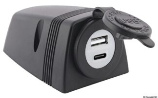 Osculati 14.516.13 Presa Usb-A + Usb-C Con Carenatura presa accendisigari eo usb