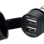 Osculati 14.517.15 Adattatore Presa Corrente Doppio Usb Con Cappuccio spine prese accendisigaro ed accessori