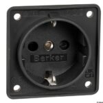 Osculati 14.526.01 Presa Schuko Nero Antracite interruttori e prese modulari originali berker