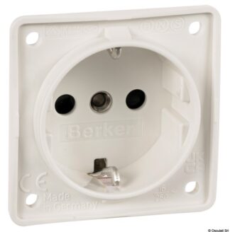 Osculati 14.526.02 Presa Schuko Bianca interruttori e prese modulari originali berker