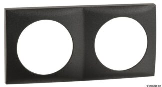 Osculati 14.534.01 Cornice Doppia Nero Antracite interruttori e prese modulari originali berker
