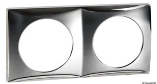 Osculati 14.534.03 Cornice Doppia Cromata interruttori e prese modulari originali berker