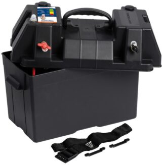 Osculati 14.547.02 Cassetta Batteria Power Center Deluxe Con Dual Usb cassette portabatteria