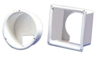 Osculati 14.561.02 Vano Incasso Grande Circolare Per Staccabatteria deviatori batteria e ripartitori di carica