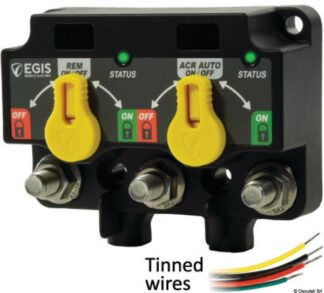 Osculati 14.870.04 Xd Flex 2 Dual - (Relay/Vsr) W/Knobs - Flying Wires staccabatterie egis xd flex