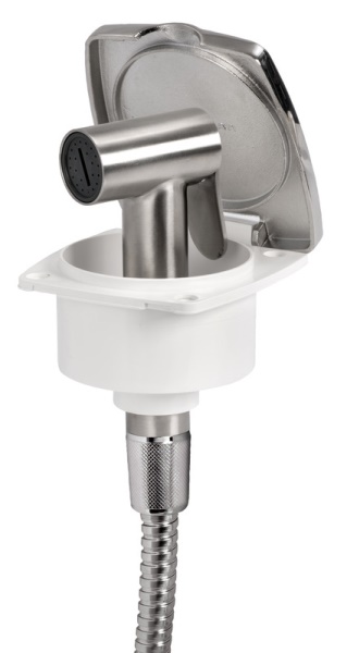 Osculati 15.164.80 Doccia New Edge Inox Doccia Tiger Tubo Inox 2,5 M docce e box docce