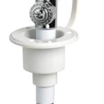 Osculati 15.242.01 Doccetta A Pulsante Base Bianca Tubo Pvc 4 M In Piano docce e box docce