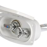 Osculati 15.257.01 Box Doccia New Edge Bianca Tubo Pvc 2,5 M Uscita Posteriore docce e box docce