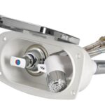 Osculati 15.257.33 Box Doccia New Edge Cromata Tubo Pvc 2,5 M Uscita Trasversale docce e box docce