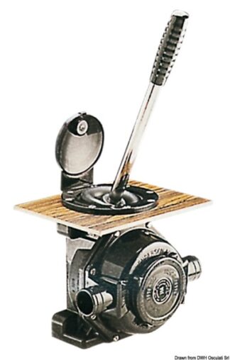 Osculati 15.268.03 Pompa A Membrana Henderson 75 L/Min Dietro Paratia pompa a mano whale