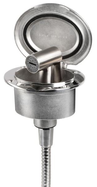 Osculati 15.303.31 Box Elissa Inox Con Doccia Tiger Tubo Inox 4 M docce e box docce