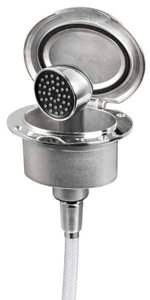 Osculati 15.305.01 Box Elissa Inox Con Doccia Tubo Pvc 4 M docce e box docce