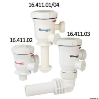 Osculati 16.411.04 Pompa Areazione Attwood Mk2 12V 50 L/Min In Linea pompa elettrica attwood tsunami mk2 per aerazione e ricircolo acqua