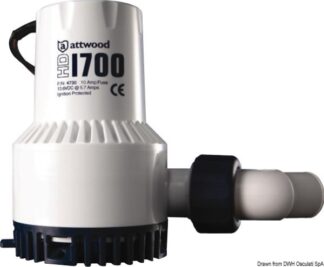 Osculati 16.504.12 Pompa Heavy Duty 12 V 6 A pompe ad immersione