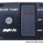 Osculati 16.600.12 Interruttore Rule Delux 12 V pannelli ed allarmi per pompe di sentina