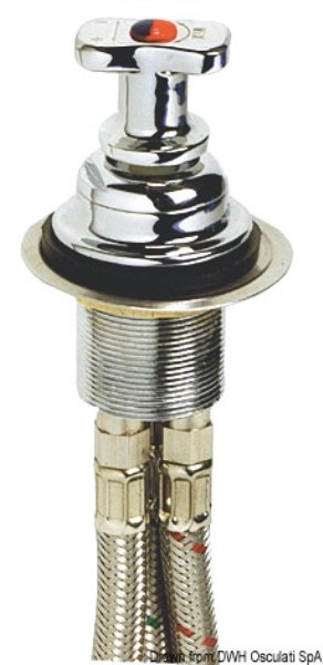 Osculati 17.051.00 Rubinetto Miscelatore Maniglia T rubinetti rotanti e abbattibili