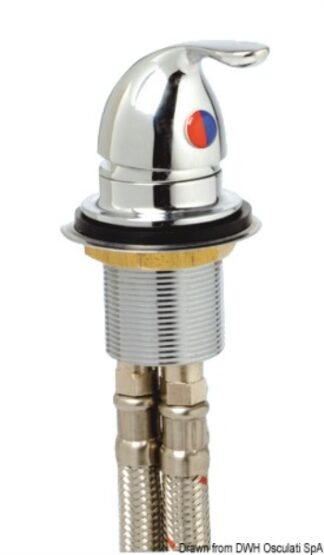 Osculati 17.051.01 Rubinetto Miscelatore Maniglia Oval rubinetti rotanti e abbattibili