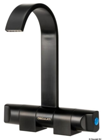 Osculati 17.076.22 Rubinetto Style Nero Caldo/Freddo rubinetti rotanti e abbattibili