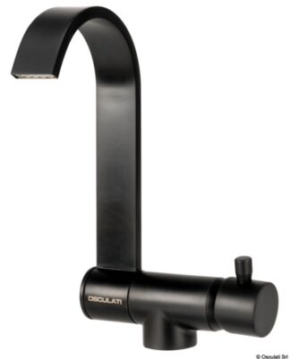 Osculati 17.079.05 Miscelatore Style Nero Canna Abbattibile rubinetti rotanti e abbattibili