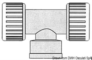 Osculati 17.117.18 Raccordo T 3/4" Hydrofix 22 Mm raccordi rapidi per impianti idrici