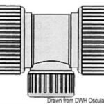 Osculati 17.117.31 T Ridotta Hydrofix 22/15/22 Mm raccordi rapidi per impianti idrici