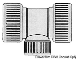 Osculati 17.117.31 T Ridotta Hydrofix 22/15/22 Mm raccordi rapidi per impianti idrici