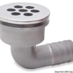 Osculati 17.118.02 Scarico Pozzetto Inox Ø 42 ombrinali e scarichi pozzetti in acciaio inox e ottone cromato