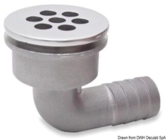 Osculati 17.118.02 Scarico Pozzetto Inox Ø 42 ombrinali e scarichi pozzetti in acciaio inox e ottone cromato