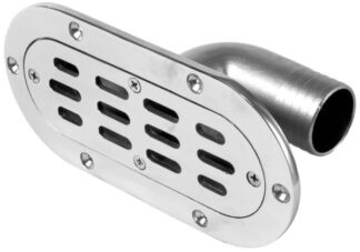 Osculati 17.118.05 Scarico Pozzetto Inox Ovale ombrinali e scarichi pozzetti in acciaio inox e ottone cromato