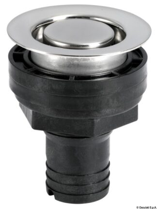 Osculati 17.122.00 Scarico Inox Con Filtro ombrinali e scarichi pozzetti in acciaio inox e ottone cromato