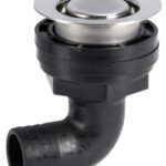 Osculati 17.122.90 Scarico Inox Con Filtro 90° ombrinali e scarichi pozzetti in acciaio inox e ottone cromato
