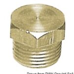Osculati 17.223.01 Tappo Maschio 3/8" raccorderia scarichi a mare e valvole in ottone